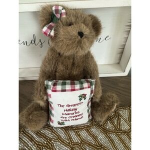 Boyds Head Bean Collection BEARY GOODFRIEND Plush Holiday 8" Bear W/Tags